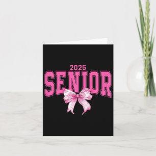 2025 Senior Coquette Cl von 2025 Abschluss Pink Bo Karte