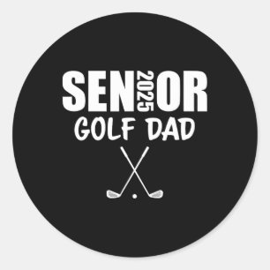 2025 Senior Golf Vater Team Parent Helper CL of 20 Runder Aufkleber