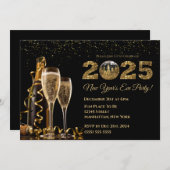 2025 Silvester Party-Ball-NYC- Einladung (Vorne/Hinten)