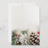 2025 Silvesterfeiertag Weihnachten Einladung (Rückseite)