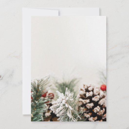 2025 Silvesterfeiertag Weihnachten Einladung (Rückseite)