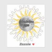 2025 Solar Eclipse Memory Book Aufkleber (Blatt)