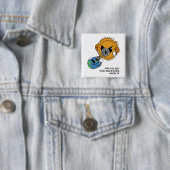 2025 Solar Eclipse Photobomb Personalisiert Button (Beispiel)