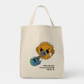 2025 Solar Eclipse Photobomb Personalisiert Tragetasche (Rückseite)