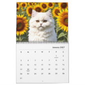 2025 Sonnenblumenkatzen Kalender (Jan 2027)