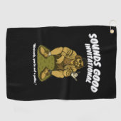 2025 Sounds Good Invitational Shirt Golfhandtuch (Horizontal)