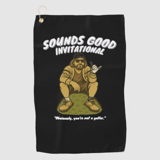 2025 Sounds Good Invitational Shirt Golfhandtuch (Vorderseite)