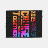 2025 Squad Cruise Making Memory Together Family Va Fleecedecke (Vorderseite (Horizontal))