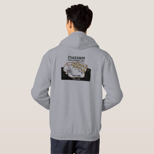 2025 STAGECOACH Kundgebung Hoodie (Schwarz voll)