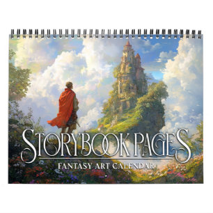 2025 Storybook Seiten Fantasy Art Kalender