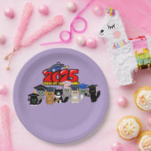 2025 "Straight Outta Senior Year" Graduation Party Pappteller (Party)