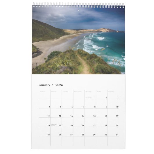 2025 Strände Kalender (Jan 2026)