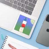 2025 Summer Creativity Contest AIC Gewinner Aufkleber (Laptop mit iPhone)