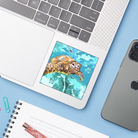 2025 Summer Creativity Contest AIC Gewinner Aufkleber (Laptop mit iPhone)