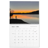 2025 Sunset Lake Calendar Kalender (Mär 2026)