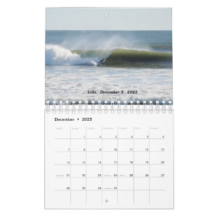 2025 Surf Long Island Wall Kalender