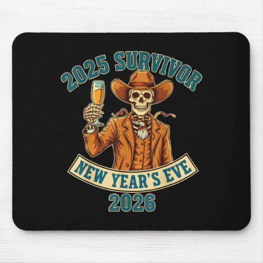 2025 Survivor New Year's Eve 2026 Mousepad (Vorne)