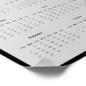 2025: Terminkalender für die Holzhalde Poster (Ecke)