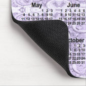 2025 Tiny Bubbles Lila Calendar von Janz Mousepad (Ecke)