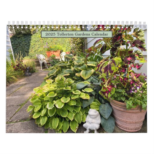 2025 Tollerton Gardens Calendar for Inger Kalender (Titelbild)