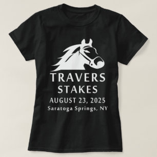 2025 Travers Stakes Saratoga Springs Pferderennen T-Shirt