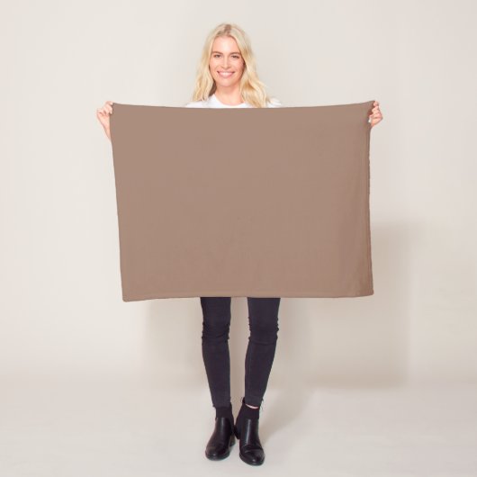 2025 Trend Soft Beige Fleece Blanket (Beispiel)