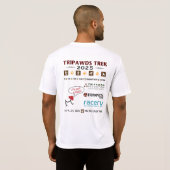 2025 Tripawds Marathon Teilnehmervorstellung T-Shirt (Schwarz voll)