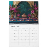 2025 Tropischer Calendar Kalender (Feb 2026)