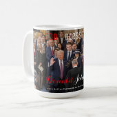 2025 übernimmt Donald Trump seinen Amtseid Kaffeetasse (Vorderseite Links)