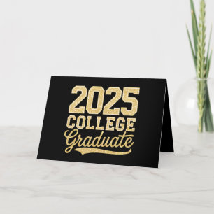 2025 Uni Graduate Abschluss Senior School Dankeskarte