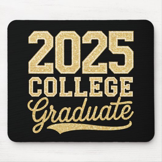 2025 Uni Graduate Abschluss Senior School Mousepad (Vorne)
