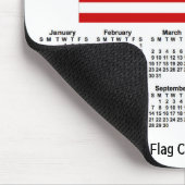 2025 USA Flag Calendar by Janz Mouse Pad Mousepad (Ecke)
