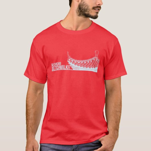 2025 Usk Chicago Skizzenwanderung T-Shirt (Vorderseite)