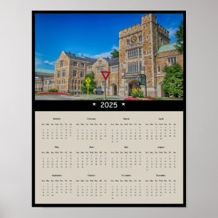 2025 Vassar Uni Haupteingang Mauerkalender Poster