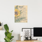 2025 Vintage Floral-Schmuckjournal Poster (Heimbüro)