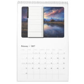 2025 Vintage Karten und Berge im Kalender (Feb 2027)