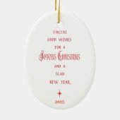 2025 Vintage Kretchman Ornament (Hinten)