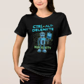 2025 Virus AI T - Shirt sarkastische Roboterüberna (Vorderseite)