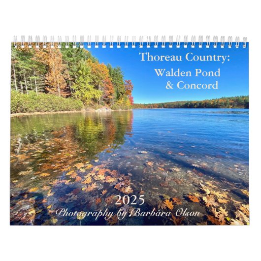 2025 Walden Pond/Concord-Kalender Kalender (Titelbild)