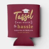 2025 war Abschluss Tassel das Vergnügen Dosenkühler (Rückseite)