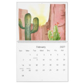 2025 Watercolor Wüstenkalender Kalender (Feb 2027)