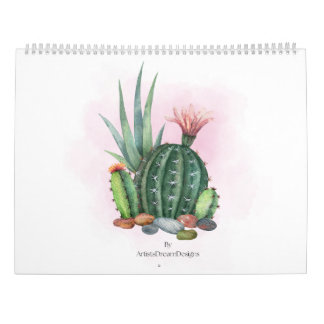 2025 Watercolor Wüstenkalender Kalender