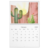 2025 Watercolor Wüstenkalender Kalender (Feb 2026)