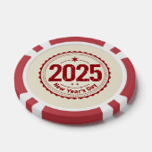 2025 Weihnachtsfeiertag Pokerchips (Einzeln)