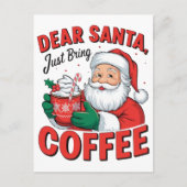 2025 Weihnachtskaffee: Schmecken Sie die Saison Postkarte (Vorderseite)