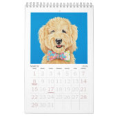2025 Whimsical Dog Calendar - Klein Kalender (Mär 2026)