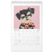 2025 Whimsical Dog Calendar - Klein Kalender (Feb 2026)