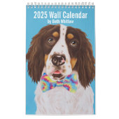 2025 Whimsical Dog Calendar - Klein Kalender (Titelbild)