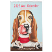 2025 Whimsical Dog Calendar - Large Kalender (Titelbild)