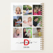 2025 White Modern kreieren Ihre eigene, individuel Planer (Rückseite)